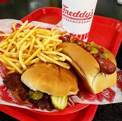 Freddys Burger, Freddys Burgers, Cheesecake Factory Louisiana Chicken Pasta, Louisiana Chicken, Louisiana Chicken Pasta, Burger Shop, Frozen Custard, Cheesecake Factory, Fast Food Chains