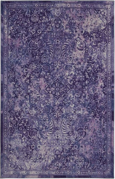 Purple Blue Area Rug, Dark Purple Rug Bedroom, Purple And Black Rug, Purple Pink Rugs, Persian Rug Purple, Purple Bedroom, Contemporary Color Palette, Pool Light, Garden City