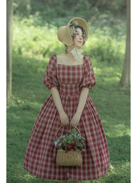 Cottagecore Fashion Dresses, Op Dress, Old Fashion Dresses, Cottagecore Outfits, Cottagecore Fashion, Mori Girl, Historical Dresses, Classic Casual, Dieselpunk