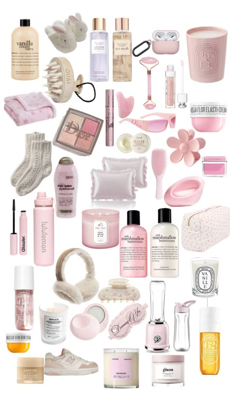 #pinkpilatesprincess #coquette #thatgirl #cleangirl #pink #vanilla #dior #vibes #beauty Pink Wishlist Aesthetic, Vanilla Pink Aesthetic, Pink Vanilla Girl Room, Pink Christmas List, Coquette Things To Buy, Pink Vanilla Girl Aesthetic, Coquette Essentials, Christmas Wishlist Aesthetic, Aesthetic Christmas Wishlist