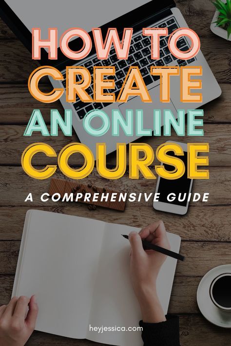 Want to learn how to create an online course but just aren't sure where to start? Learning how to sell an online course can be tricky, and I'm giving you a GUIDE to how to create an online course so you can make passive income! How To Create A Course, How To Create And Sell Online Courses, How To Make An Online Course, Creating An Online Course, Create Online Course, Tutoring Online, Create A Course, Elearning Templates, Course Creation