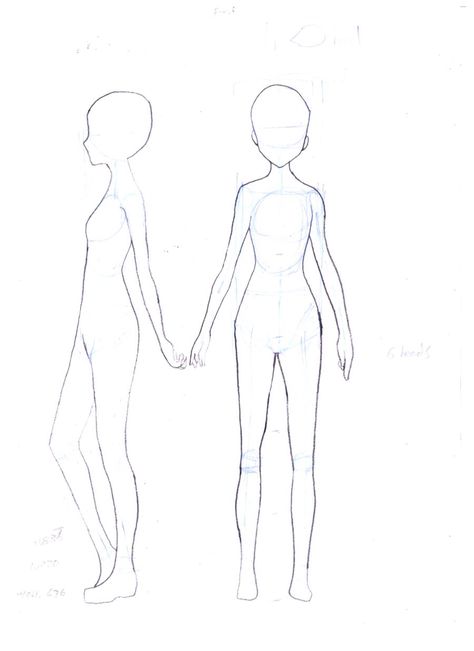 .anime outline female Girl Outlines, Body Draw, Oc Things, Female Perspective, Body Template, Body Sketches, Fashion Figures, Drawing Templates, Body Drawing