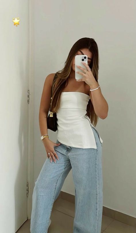 Summer Business Casual Outfits For Women Style Inspiration, Nice Outfits Dressy, Outfit Mirror Pics, Outfits Verano Aesthetic, Party Fit Ideas, Mirror Outfit Pics, Uni Outfits, Looks Party, Outfit Inspo Casual