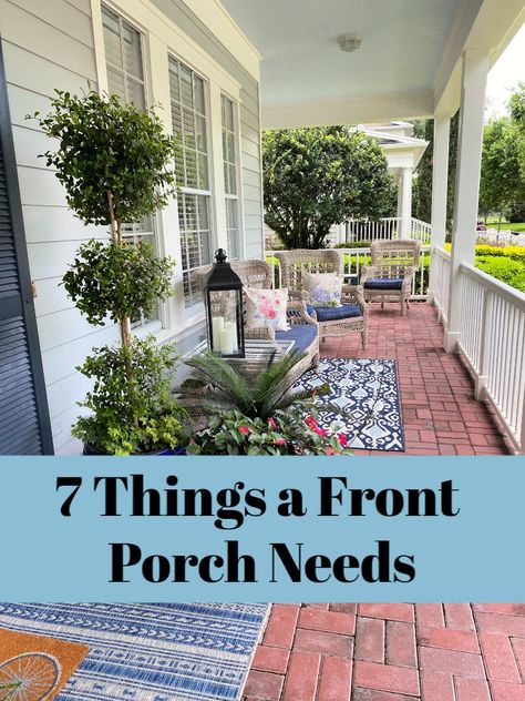 Veranda Design, Small Porch Decorating, Front Porch Makeover, Porch Inspiration, Summer Porch Decor, Porch Life, Small Porch, Porch Sitting, Porch Flowers