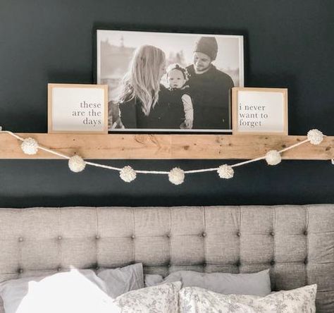 Modern Farmhouse Bedroom Decor, Scandinavian Bedroom Decor, Dark Accent Walls, Bedroom Design Modern, Bedroom Scandinavian, Modern Farmhouse Bedroom, Bedroom Updates, Scandinavian Bedroom, Boho Chic Bedroom