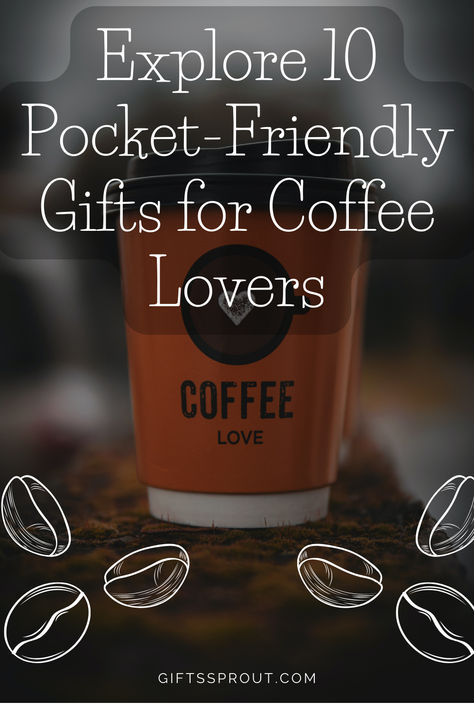 Uncover budget-friendly treasures for the coffee lovers in your life! Dive into our latest post revealing 10 affordable gifts that add an extra shot of joy to every coffee experience. From charming mugs to delightful accessories, these picks are sure to make your wallet and coffee enthusiast heart happy. #CoffeeGifts #AffordableJava #CoffeeLovers #GiftIdeas #BudgetFriendlyPresents Gift Ideas For Coffee Lovers Diy, Coffee Inspired Gifts, Gifts For Coffee Lovers Women, Gifts For Coffee Lovers Guys, Coffee Gifts Ideas, Cheap Gifts For Coworkers, Coffee Gift Ideas, Gift For Coffee Lover, Cheap Coffee