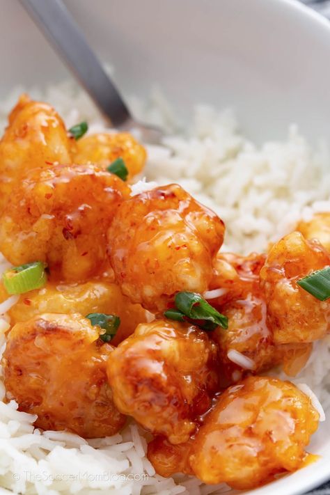 Bang Bang Shrimp is a wildly flavorful dish featuring crispy shrimp tossed in a sweet and spicy sauce. Make this restaurant favorite at home in 30 minutes or less! Bang Bang Shrimp Dip, Bambam Shrimp Recipe, Bam Bam Sauce, Bam Bam Shrimp, Bang Bang Shrimp Bowl, Bang Bang Shrimp Salad, Healthy Bang Bang Shrimp, Bang Bang Shrimp Sauce, Crab Appetizers