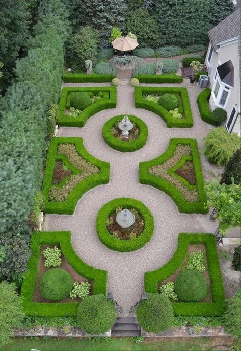 Low Maintenance Garden Design, Formal Garden Design, Parterre Garden, Budget Garden, Formal Garden, Garden Design Plans, Dry Creek, Low Maintenance Garden, Formal Gardens