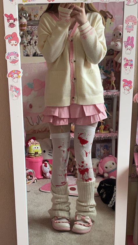 Strawberry Coloring Pages, Yami Kawaii Outfit, My Melody Strawberry, Kawaii Outfit Ideas, Kawaii Outfit, Kawaii Fashion Outfits, Random Image, J Fashion, Really Cute Outfits