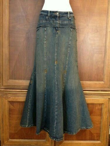 Denim Skirt Long, Jean Skirts, Skirt Long, Denim Skirts, Jeans Rock, Mode Inspiration, Jean Skirt, Dream Clothes, Jeans Denim