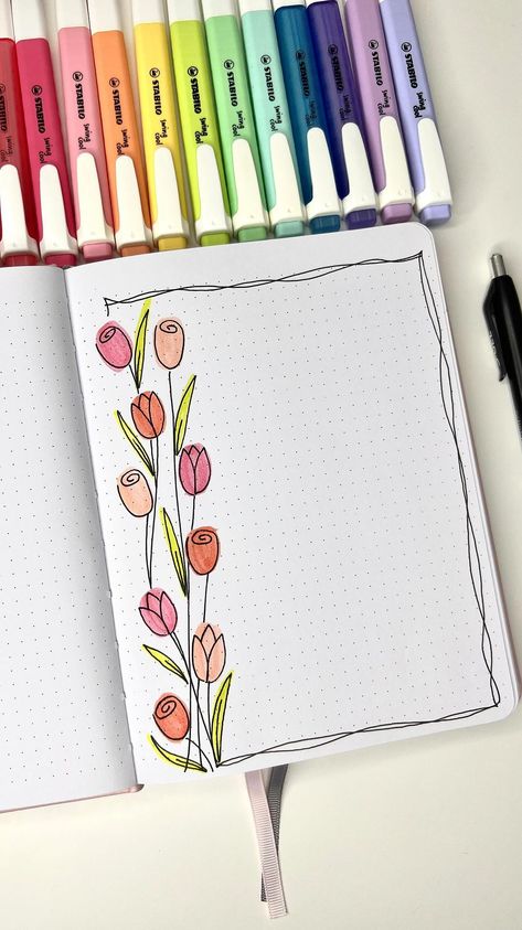 Quilled Monogram Art Customized Designs for your space Doodling For Journals, Index Paper Design, Index Ideas Aesthetic, Easy Bujo Cover Page, Lettering Journal Ideas, Idea Note Design, Aesthetic Tulip Drawing, Journal Flowers Doodles, Journal Decorating Ideas Creative