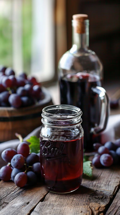 Homemade Wine Making: Dive into the art and science of creating your own wine at home, a process that’s both simple and rewarding.  Essential Ingredients: From selecting the right fruits like grapes, strawberries, and raspberries to understanding the role of sugar and yeast, discover the key components that go into making a delicious wine.  Storage and Aging: proper storage, from the initial bottling phase to aging, to ensure the best flavor and longevity of your homemade wine. Grape Wine Recipe, Make Wine At Home, Making Wine From Grapes, Making Wine At Home, How To Make Wine, Homemade Wine Recipes, Muscadine Wine, Wine At Home, Strawberries And Raspberries