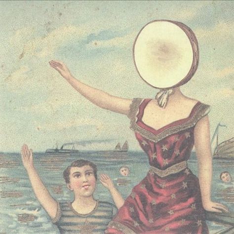 Album Covers 2000s, Rock Star Quotes, Pretty Album Covers, Music Bathroom, Aeroplane Over The Sea, Best Album Covers, Neutral Milk Hotel, Album Wall, Alternative Indie