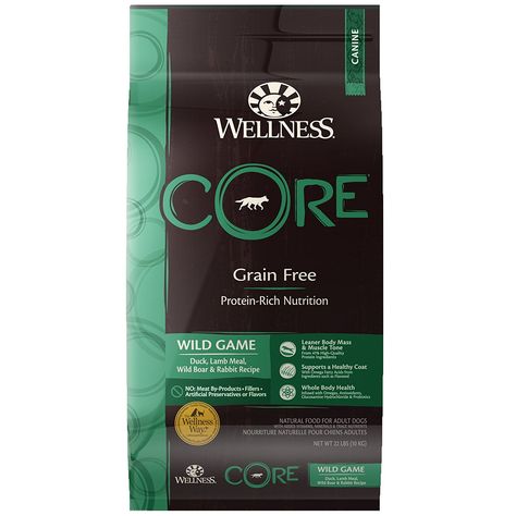 Wellness CORE Wild Game Dry Dog Food, 22-Pound Bag * You can get additional details, click the image : Dog food brands Wellness Core Dog Food, Food Recipe Healthy, Deboned Turkey, Food Details, Organic Dog Food, Dog Food Recipe, Grain Free Dog Food, Wireless Dog Fence, Dog Foods