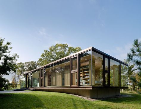 glass house | Prefab modular homes, Modern cottage, Architecture