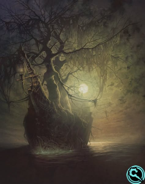 Ghost Ship Art - Mobius Final Fantasy Art Gallery Ghost Ship Art, Ghosts Of Saltmarsh, Mobius Final Fantasy, Pirate Ship Art, Pirate Aesthetic, Kaptan Jack Sparrow, Pirate Art, Pirate Ships, Ship Tattoo