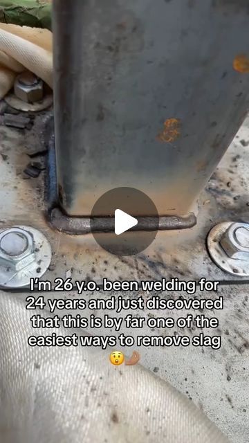 @nationsforge on Instagram: "Anyone else use this method for their slag? #slag #weld #welder #weldernation #trades #bluecollar #tip #easy #faster #experience 
.
.
.
Credit: @cooliethewelderr on TikTok" Stick Welding Tips, Tig Welding Tips, Weld Idea, Welding Jobs, Welding Tips, Galvanized Steel, Instagram