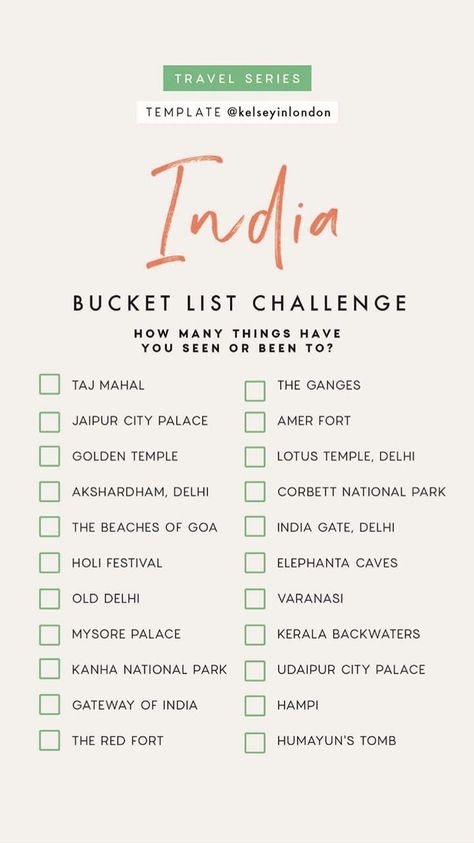 India bucket list India Bucket List, Italy Bucket List, India Travel Places, London Bucket List, Travel Infographic, List Challenges, Ultimate Bucket List, Travel Destinations Bucket Lists, Goa India