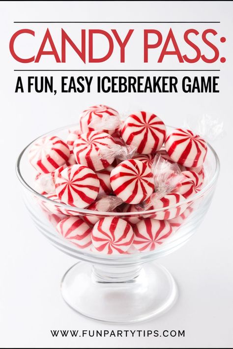 Looking for the perfect group icebreaker? The Great Candy Pass is a sweet and simple way to get everyone laughing and connecting! Perfect for team building, parties, family reunions, large group game nights, youth groups, church gatherings, or any group setting. The Great Candy Pass Game, Professional Ice Breakers, Party Games Large Group, Opening Activities Ice Breakers, Skittle Question Game, Large Party Games For Adults, Starburst Ice Breaker Game, Pass The Candy Game Questions, Ice Breakers For Large Groups Of Adults