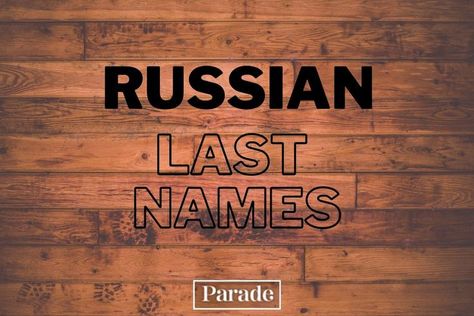 Russian Last Names, Last Names And Meanings, Surname List, Last Names List, Last Names For Characters, Names And Their Meanings, Ideas Name, Names And Meanings, Writing Inspiration Prompts