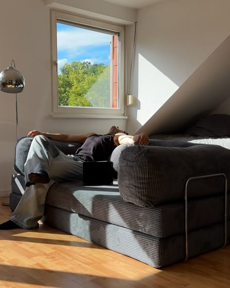 never felt cozier at home than with @omhu_cph‘s TEDDY Sofa 🧸 Cosy Sofa Aesthetic, Omhu Teddy Sofa Bed, Teddy Sofa Living Room, Omhu Teddy Sofa, Omhu Teddy, Teddy Couch, Couch Aesthetic, Teddy Sofa, Pinterest House