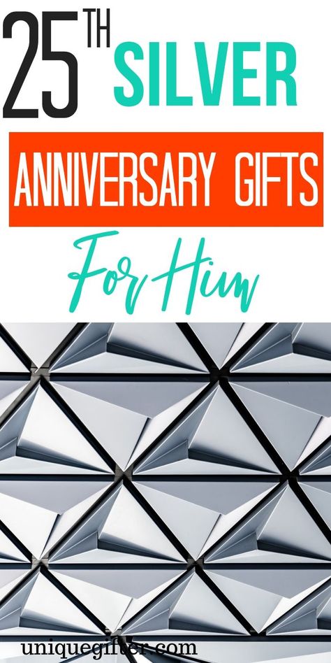 25th Silver Anniversary Gifts for Him | What to buy my husband for our 25th wedding anniversary | These are the best 25th silver wedding anniversary gift ideas out there. | #anniversary #gifts #husband #men 25th Anniversary Gift Ideas, Wedding Anniversary Gifts For Him, 25 Wedding Anniversary, 25th Wedding Anniversary Gift, Gift For My Husband, 25 Year Anniversary Gift, Silver Wedding Anniversary Gift, Anniversay Gifts, 25 Wedding Anniversary Gifts