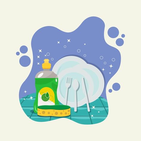 Dishwasher Design Ideas, Dishwashing Aesthetic, Washing Dishes Aesthetic, Dishwashing Liquid Background, Dishwashing Liquid Logo, Dishwashing Logo Design, Background Frames, Wishy Washy, Cute Puppy Wallpaper