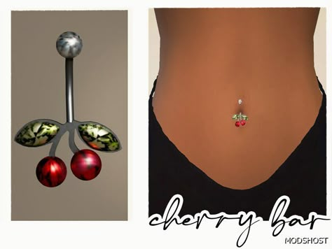 Download Cherry Belly BAR for Sims 4 at ModsHost NOW! Belly bar piercing has two versions to work with most skins, ea base skin and cc skins, V2 is lower than version 1 (the height of the belly button may vary so please download both to find the one that works for you and delete the other) HQ compatible Base game compatible Bracelet section Works ... #videogames #gaming #sims #accessories #mods #female Bar Sims 4, 4 Piercings, Mod For Sims 4, Skin Piercing, Bar Piercing, Sims Accessories, Sims 4 Piercings, Belly Piercings, Sims 4 Cas Mods