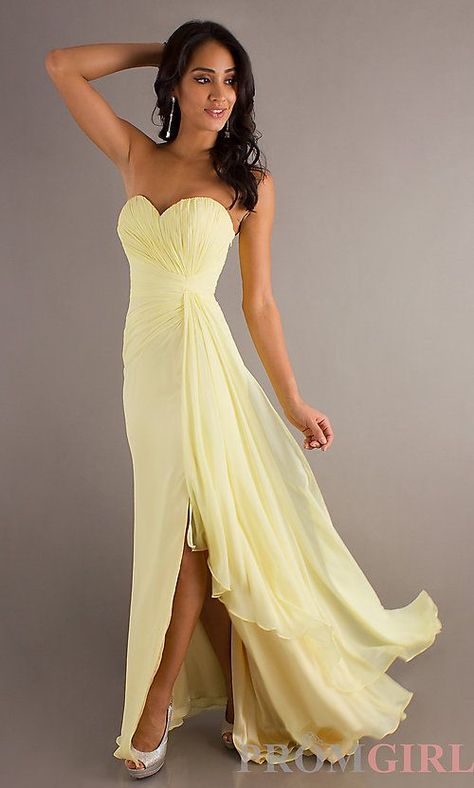 Light Yellow Prom Dress, Pale Yellow Bridesmaid Dresses, Yellow Formal Dress, Pale Yellow Dresses, Neon Prom Dresses, Yellow Wedding Dress, Yellow Prom, Yellow Evening Dresses, Cocktail Dress Yellow