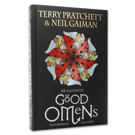 The Illustrated Good Omens | Neil Gaiman & Terry Pratchett | Books Book Cover Redesign, Paul Kidby, Terry Pratchett Books, Miranda Richardson, Terry Pratchett Discworld, Good Omens 2, Jack Whitehall, Tv Production, Good Omens Book