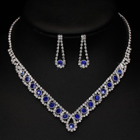 Silver necklace prom