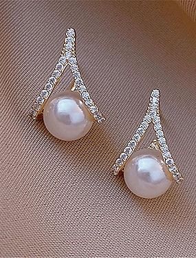 Weddings & Events | Refresh your wardrobe at an affordable price Glitter Stud Earrings, Satin Bridal Gowns, Romantic Earrings, Cheap Wedding Dresses Online, Cheap Earrings, Jewelry Boutique, Online Wedding Dress, Pearl Stud Earrings, Bridal Jewelry Sets