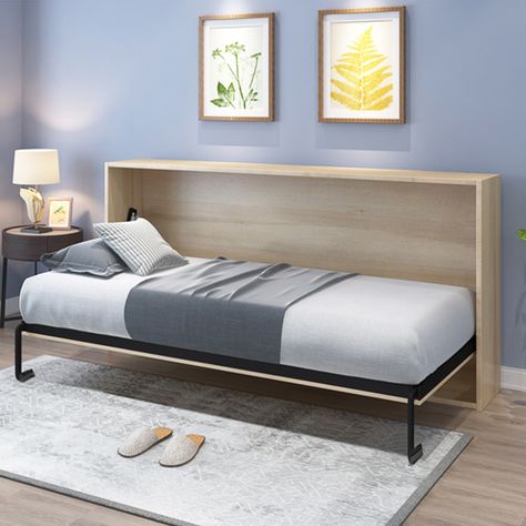 2018 Hottest China Factory Metal Frame Folding Bed Single Hidden Bed Wall Bed - Buy Folding Bed,Single Bed,Hidden Bed Product on Alibaba.com Living Room And Bedroom In One Space, Concealed Bed, Folding Single Bed, Wall Folding Bed, Folding Bed Frame, Murphy Bed Kits, Fold Down Beds, Fold Up Beds, Folding Guest Bed