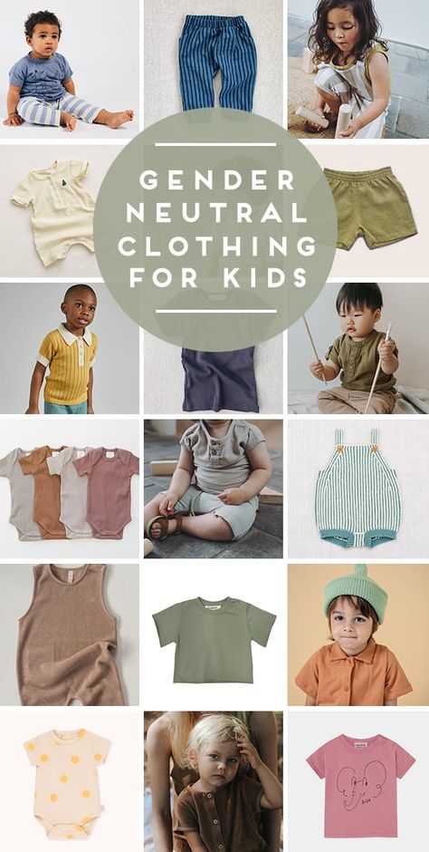 A big list of cool brands for (well made) gender neutral baby clothes. All of the brands and sites listed also carry gender neutral clothing for older kids as well. So it's not just for babies. Click through to see them all. #genderneutral #babyclothes #kidsclothes #earthykidsclothes #kids #baby Gender Neutral Outfits Aesthetic, Neutral Outfits Aesthetic, Family Time Capsule, Easy Vegan Cheese, Dessert Recipes For Christmas, Time Capsule Ideas, Recipes For Christmas Dinner, Neutral Outfit Aesthetic, Protein Vegetarian Recipes