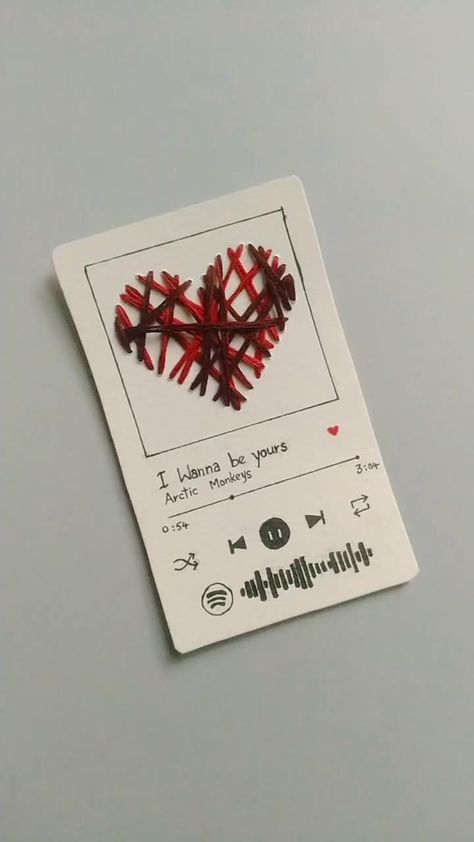 Diy Spotify, I Wanna Be Yours, Aesthetic Homecoming, Groovy Christmas, Wanna Be Yours, Football Homecoming, Paper Flower Art, Diy Birthday Gifts For Friends, Diy Gift Card