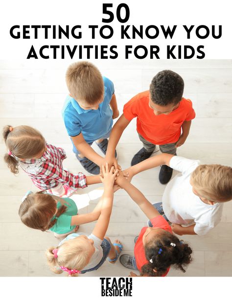 If you need some getting to know you activities for kids, this post has 50 ideas plus some printable icebreaker questions! Activity Days Getting To Know You Games, Fun Getting To Know You Games, Activity Days Getting To Know You, Small Group Get To Know You Games, Primary Activities Ideas, Getting To Know You Activity Days Lds, Get To Know You Activity Days Lds, Sunday School Get To Know You, Fun Get To Know You Games For Kids