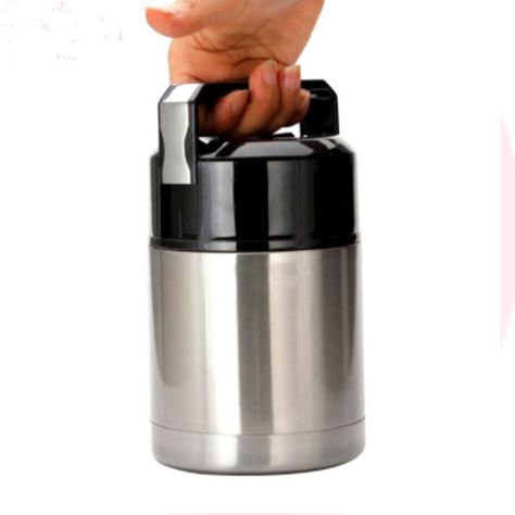 Double Compartment 400ML Food Warmer Stainless Steel For Kids Set two Layer Baby Food Flask https://app.alibaba.com/dynamiclink?touchId=62508881174 Thermos Lunch, Food Flask, Thermo Mug, Large Lunch Bag, Stainless Steel Thermos, Food Lunch, Hot Food, Lunch Containers, Drink Bottle