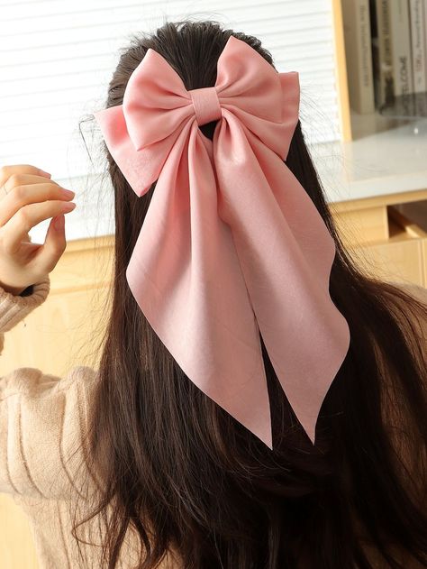 Pink Outfit Accessories, Cute Pink Hair Accessories, Bows Hair Accessories, Pink Aesthetic Accessories, Pink Assessories, Moños Aesthetic, Pink Accessories Aesthetic, Cute Head Accessories, Cute Pink Accessories