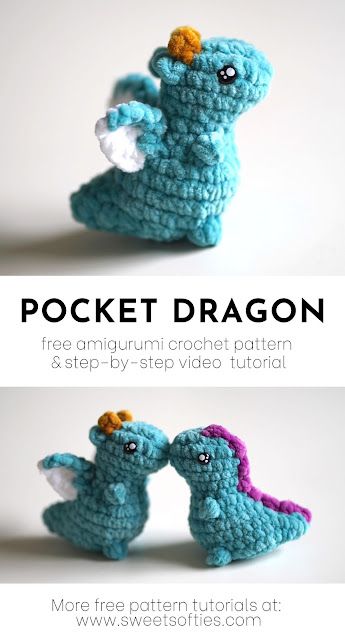 Pocket Dragon Crochet Pattern, Adventure Time Perler Beads 3d, Easy No Sew Crochet Animals, Chuthulu Crochet Pattern, Crochet Inspiration Amigurumi, Small Dragon Amigurumi Free Pattern, Magikarp Crochet Pattern, Easy Crochet Gifts Free Pattern, Crochet Dragon Keychain Pattern Free