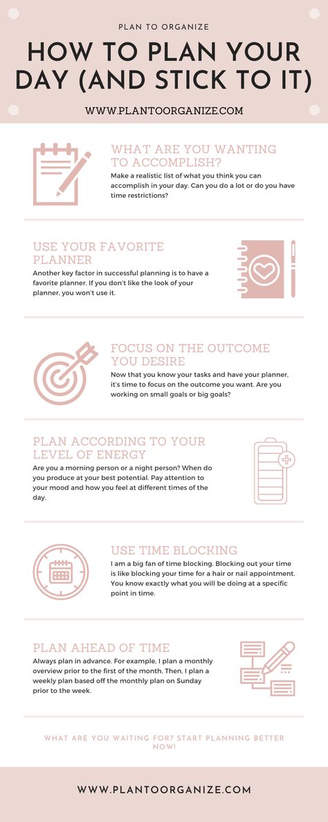 Structure Your Day, How To Plan Your Future, Day Planning Ideas, How To Plan Out Your Day, Plan Your Day Aesthetic, How To Structure Your Day, Dream Plan Do, How To Plan Your Week, How To Plan Your Day