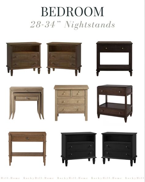 Wide nightstands 28-34” wide, black nightstands, light wood nightstands, dark wood nightstands, oak nightstands, pottery barn, McGee & co, home depot Follow my shop @RockyHill.Home on the @shop.LTK app to shop this post and get my exclusive app-only content! #liketkit #LTKhome #LTKstyletip @shop.ltk https://liketk.it/4aDvJ Wide Nightstands, Light Wood Nightstand, Oak Nightstands, Black Nightstands, Hamptons Bedroom, Wood Sleigh Bed, Wood Nightstands, Black Nightstand, Oak Nightstand