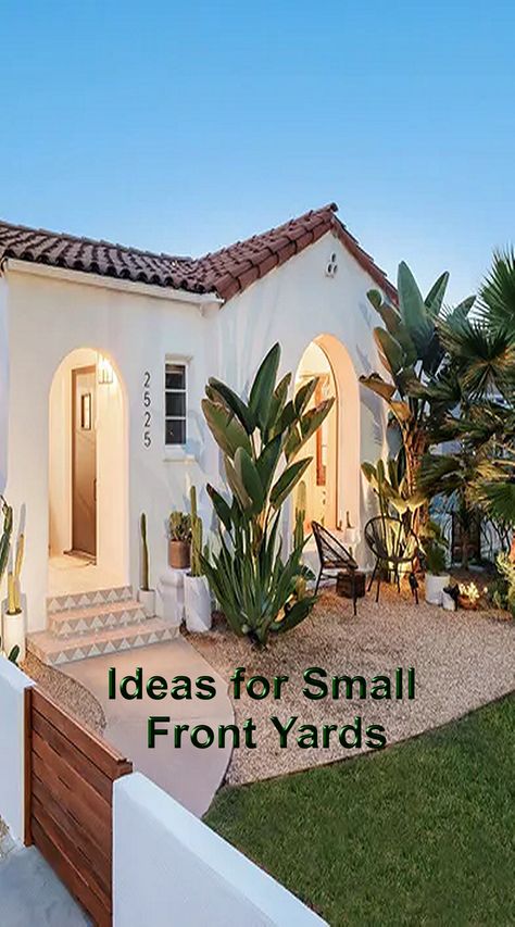 Small Front Yards, Front Yard Walkway, Front Yard Patio, Small Patio Decor, Front Yards Curb Appeal, Courtyard Landscaping, Planters Garden, Modern Front Yard, Small Front Yard Landscaping