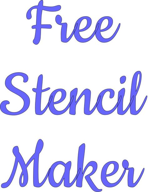 "Free Stencil Maker" stencil. Print, customize, or make your own free at ht… | Free stencils printables templates, Free stencil maker, Stencils printables templates Airbrush Templates Free Printable, Make Your Own Stencils Free Printable, Free Printable Signs Templates, Free Printable Stencils Templates, Cookie Stencils Templates Free Printable, Make Your Own Stencils Templates, Free Stencil Patterns Printables Design, Letter Stencils Printables Free, Letter Stencils Printables Templates