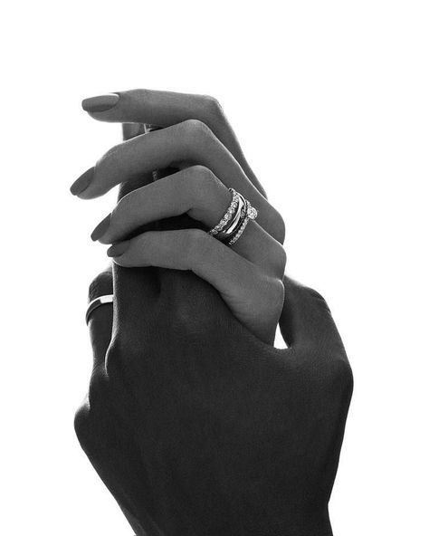 Wedding Rings, Black And White, White, Black