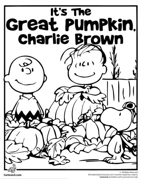 The Great Pumpkin Charlie Brown Coloring Pages, Great Pumpkin Charlie Brown Coloring Pages, Peanuts Halloween Coloring Pages, Peanuts Coloring Pages Free Printable, Charlie Brown Halloween Printables, Charlie Brown Halloween Coloring Pages, Charlie Brown Thanksgiving Printables, Snoopy Fall Coloring Pages, Halloween Color Sheets Free Printable