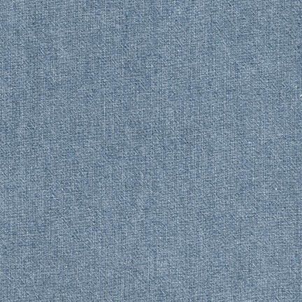 Robert Kaufman Fabrics: I011-1634 LT. INDIGO WASHED from Indigo Chambray 4.5 Blue Textured Fabric, Jeans Fabric Texture, Denim Curtains, Blue Fabric Texture Patterns, Kaufman House, Chambray Fabric Swatch, Blue Fabric Texture Seamless, Kimono Sleeve Top, Clarke And Clarke Fabric