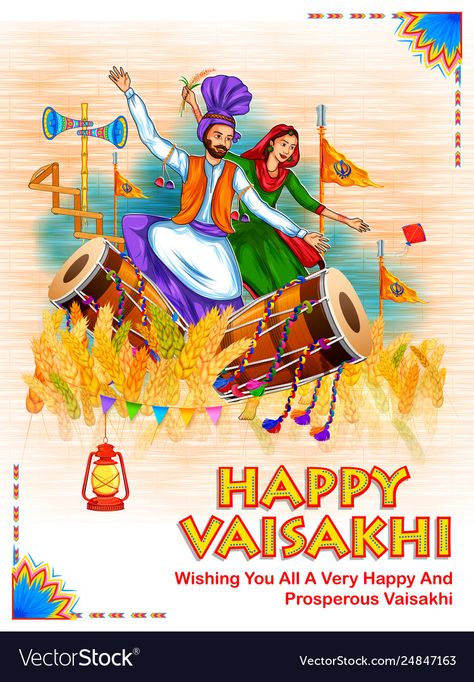 Baisakhi Festival, Happy Holi Picture, Guru Nanak Photo, Festival Paint, Happy Baisakhi, Diwali Images, Celebration Background, Hand Crafts For Kids, Abstract Iphone Wallpaper