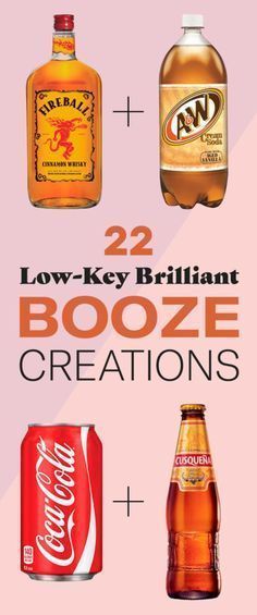 22 Bizarre Alcohol Combinations That Actually Taste Amazing Liquor Drinks, Cocktails Bar, Boozy Drinks, Cream Soda, Alcohol Drink Recipes, Drinks Alcohol Recipes, Alcohol Recipes, Alfredo Sauce, Adult Drinks