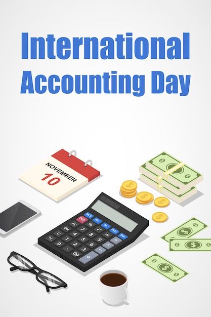 International Accounting Day, Accounting Day, Vector Banner, International Day, Monopoly Deal, Premium Vector, Accounting, Digital Marketing, Marketing