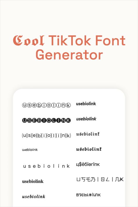 fancy font generator usage examples Click For Fonts, Tiktok Font, Twitter Font, Font Websites, Tiktok Bio, Copy And Paste Fonts, Fonts For Branding, Font Trends, Tattoo Generator